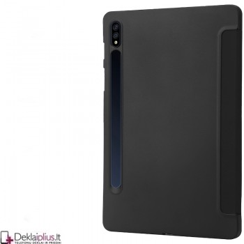 Smart soft dirbtinės odos dėklas - juodas (Samsung galaxy Tab S9 Plus (SM-X810-SM-X816/Tab S10 Plus SM-X820/SM-X826B) Smart soft dirbtinės odos dėklas - juodas (Samsung galaxy Tab S9 Plus (SM-X810-SM-X816/Tab S10 Plus SM-X820/SM-X826B)